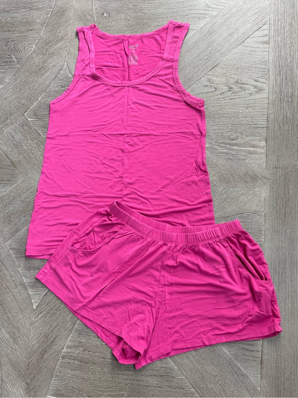 Kyte Baby Women's Tank Set in Raspberry